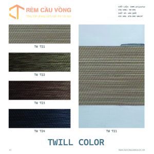 RÈM CẦU VỒNG - TWILL