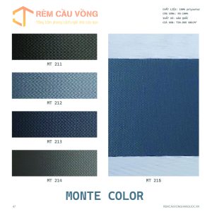 RÈM CẦU VỒNG - MONTE
