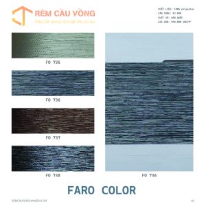 RÈM CẦU VỒNG - FARO