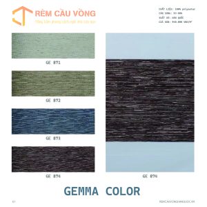 RÈM CẦU VỒNG - GEMMA