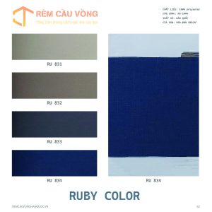RÈM CẦU VỒNG - RUBY