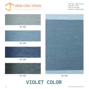 RÈM CẦU VỒNG - VIOLET