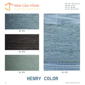 RÈM CẦU VỒNG - HENRY